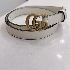 Gucci Marmont Double GG leather belt